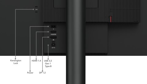 Lenovo Monitor LED 24" Lenovo ThinkCentre Tiny-In-One 60,5cm (23.8") 1920x1080px Full HD Czarny