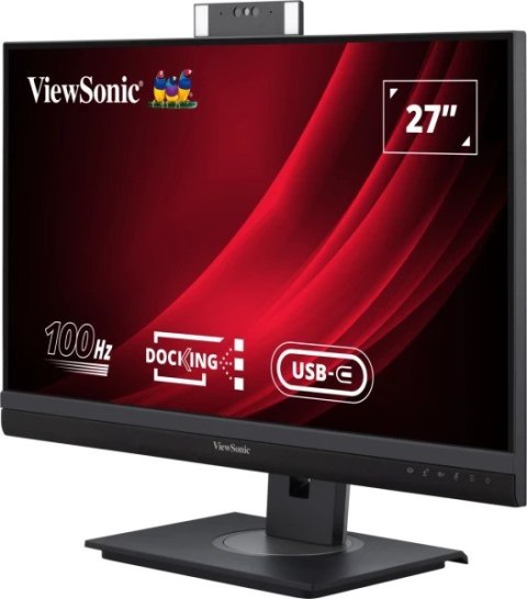 VIEWSONIC Viewsonic VG Series VG2757V-2K LED display 68,6 cm (27") 2560 x 1440 px Quad HD Czarny