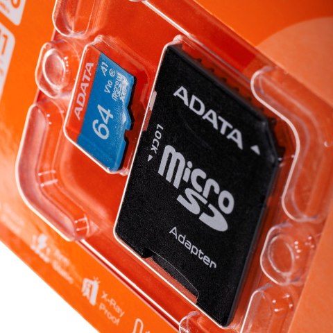 ADATA Karta pamięci ADATA PREMIER AUSDX64GUICL10A1-RA1 (64GB; Class 10; Adapter)