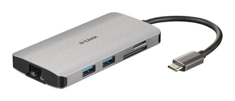 D-Link D-Link DUB-M810 stacja dokująca Przewodowa USB 3.2 Gen 1 (3.1 Gen 1) Type-C Aluminium