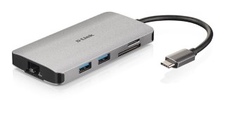 D-Link D-Link DUB-M810 stacja dokująca Przewodowa USB 3.2 Gen 1 (3.1 Gen 1) Type-C Aluminium