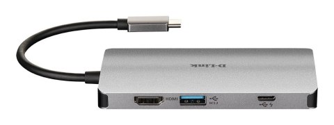 D-Link D-Link DUB-M810 stacja dokująca Przewodowa USB 3.2 Gen 1 (3.1 Gen 1) Type-C Aluminium