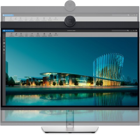 Dell DELL UltraSharp U3224KBA LED display 80 cm (31.5") 6144 x 3456 px 6K Ultra HD LCD Czarny, Srebrny