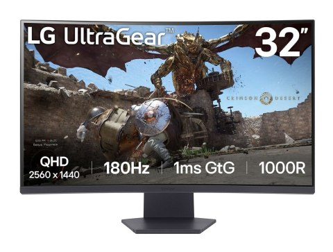 LG LG 32GS60QC-B monitor komputerowy 80 cm (31.5") 2560 x 1440 px Quad HD LCD Czarny