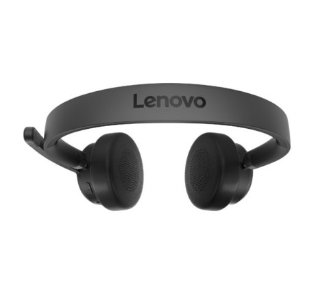 Lenovo Lenovo Wireless VoIP Headset Zestaw słuchawkowy Bezprzewodowy Opaska na głowę Biuro/centrum telefoniczne Bluetooth Czarny
