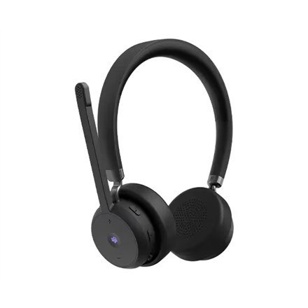 Lenovo Lenovo Wireless VoIP Headset Zestaw słuchawkowy Bezprzewodowy Opaska na głowę Biuro/centrum telefoniczne Bluetooth Czarny