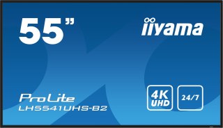 Samsung Monitor 55IN 3840X2160 4K UHD IPS 1 HAZ/VGA HDMI 500CD/QM MEDIA PLAY USB