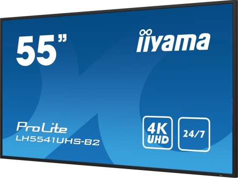 Samsung Monitor 55IN 3840X2160 4K UHD IPS 1 HAZ/VGA HDMI 500CD/QM MEDIA PLAY USB