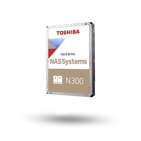 Toshiba Dysk Toshiba 8,9 cm (3,5") 4 TB SATA3 NAS N300 7200 obr./min wewnętrzny luzem