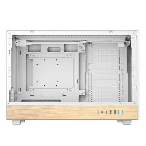 DEEPCOOL Obudowa DeepCool CH260 WOOD biała