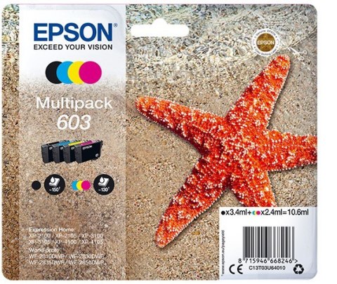 Epson Zestaw tuszy Epson 603 Multipack C13T03U640