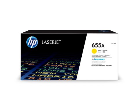Hewlett-Packard HP 655A oryginalny wkład LaserJet z żółtym tonerem
