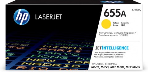 Hewlett-Packard HP 655A oryginalny wkład LaserJet z żółtym tonerem