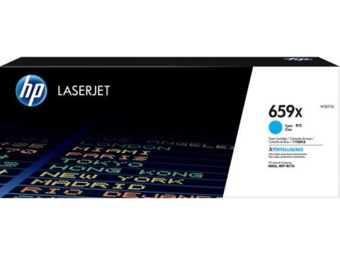 Hewlett-Packard HP LaserJet 659X oryginalny błękitny toner o dużej wydajności