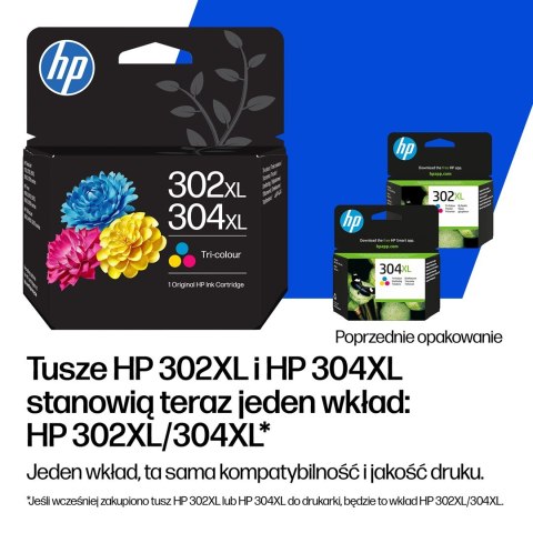 Hewlett-Packard HP Tusz Kolor HP302XL/304XL=B7RT8AE