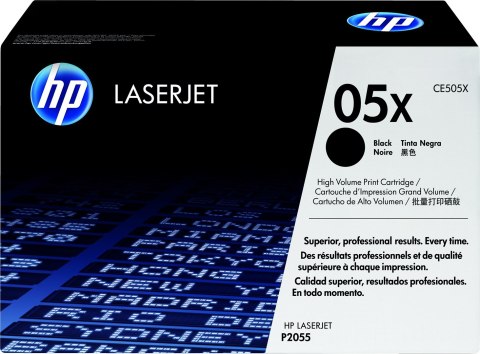 Hewlett-Packard Toner HP czarny HP 05X, HP05X=CE505X, 6500 str.