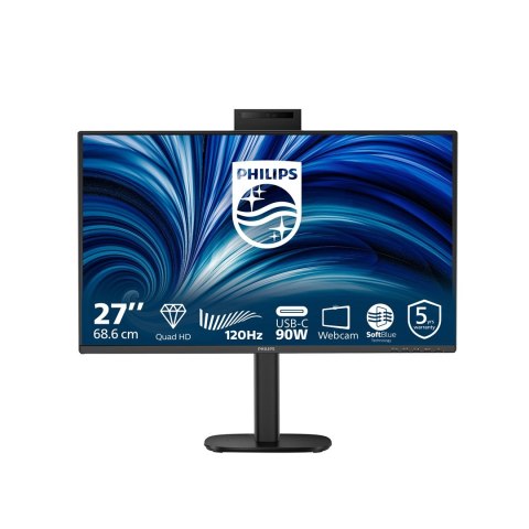 Philips Philips 3000 series 27B2U3601H/00 monitor komputerowy 68,6 cm (27") 2560 x 1440 px Quad HD LCD Czarny