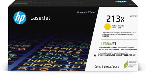 Hewlett-Packard HP Oryginalnym wkładem z żółtym tonerem o wysokiej wydajności 213X LaserJet