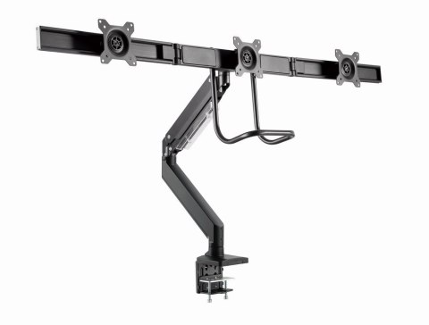 GEMBIRD GEMBIRD BIURKOWE REGULOWANE RAMIĘ/UCHWYT NA 3 MONITORY 17-27, VESA 100X100MM, DO 6 KG