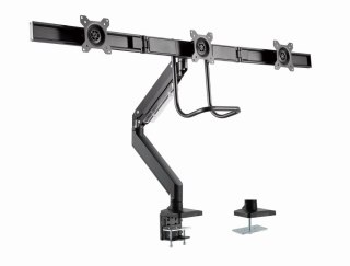 GEMBIRD GEMBIRD BIURKOWE REGULOWANE RAMIĘ/UCHWYT NA 3 MONITORY 17-27, VESA 100X100MM, DO 6 KG