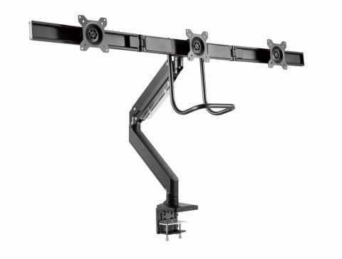 GEMBIRD GEMBIRD BIURKOWE REGULOWANE RAMIĘ/UCHWYT NA 3 MONITORY 17-27, VESA 100X100MM, DO 6 KG