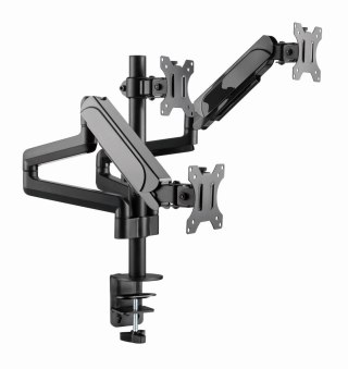 GEMBIRD GEMBIRD BIURKOWE REGULOWANE RAMIĘ/UCHWYT NA 3 MONITORY 17-27, VESA 100X100MM, DO 7 KG