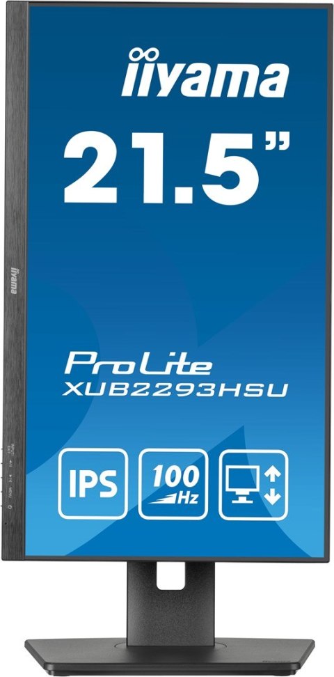 IIYAMA Iiyama Display 22 XUB2293HSU-B7 IPS - Płaski Ekran - 54.6 cm