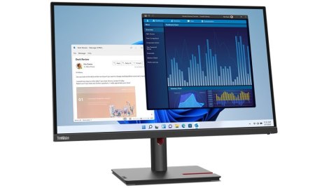 Lenovo Monitor Lenovo ThinkVision T27p-30 LED display 68,6 cm (27") 3840 x 2160 px 4K Ultra HD Czarny