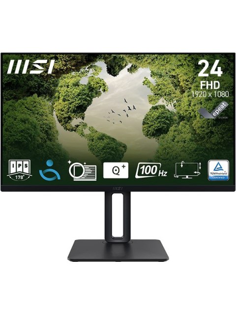 MSI Monitor MSI Pro MP245PG 24 cali IPS FHD HDMI/DP Pivot - Płaski ekran - 61 cm