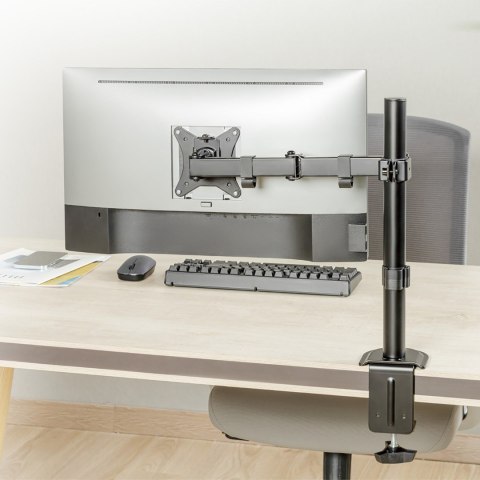 Maclean MACLEAN UCHWYT BIURKOWY DO MONITORA LCD 17-32", 9KG, VESA 75X75 ORAZ 100X100 PODWÓJNE RAMIĘ MC-753N