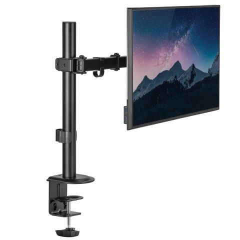 Maclean MACLEAN UCHWYT BIURKOWY DO MONITORA LCD 17-32", 9KG, VESA 75X75 ORAZ 100X100 PODWÓJNE RAMIĘ MC-753N