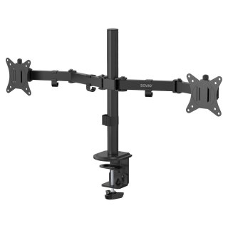 SAVIO SAVIO PODWÓJNY UCHWYT BIURKOWY NA MONITORY 17" - 32" 2X 2 - 9 KG UM-03