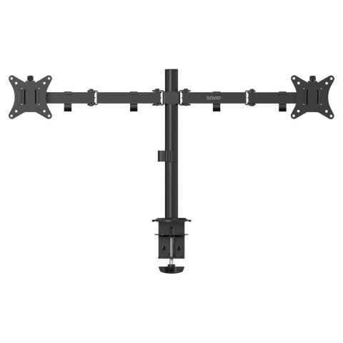 SAVIO SAVIO PODWÓJNY UCHWYT BIURKOWY NA MONITORY 17" - 32" 2X 2 - 9 KG UM-03