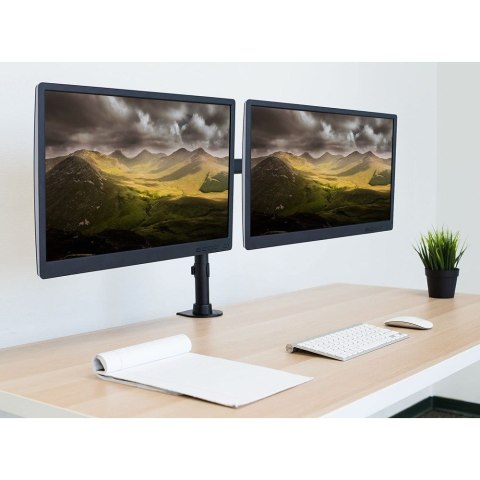 TECHly TECHLY PODWÓJNE RAMIĘ BIURKOWE 2X LED/LCD 13-27 CA