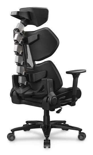 COUGAR COUGAR Terminator Elite Fotel dla gracza Obite siedzisko Czarny, Srebrny