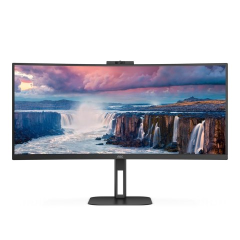 AOC AOC V5 CU34V5CW/BK LED display 86,4 cm (34") 3440 x 1440 px Wide Quad HD Czarny