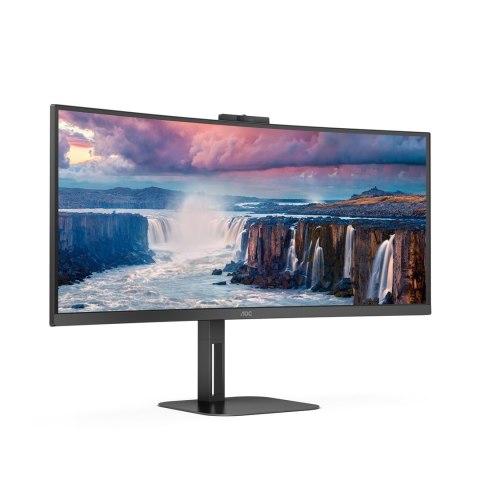 AOC AOC V5 CU34V5CW/BK LED display 86,4 cm (34") 3440 x 1440 px Wide Quad HD Czarny