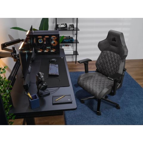 Corsair Corsair TC500 LUXE Fotel dla gracza Tapicerowane siedzisko Czarny