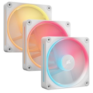 Corsair Corsair iCUE LINK LX120-R RGB Wentylator 12cm Biały 3szt.