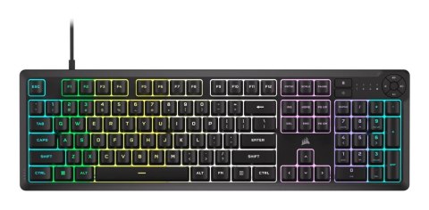 Corsair Klawiatura gamingowa RGB LED CORSAIR K55 CORE Juoda