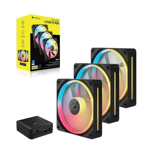 Corsair Wentylator CORSAIR 120*120*25 LX120-R RGB iCUE Link Triple