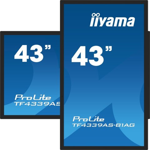 IIYAMA Monitor iiyama ProLite TF4339AS-B1AG - 43" - Płaski ekran - 108 cm