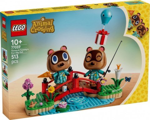 LEGO Klocki Animal Crossing 77059 Timmy i Tommy na spacerze