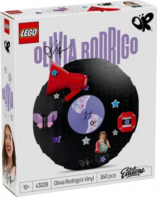LEGO Klocki Editions Music 43028 Płyta winylowa Olivii Rodrigo