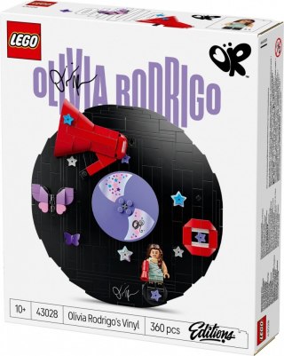 LEGO Klocki Editions Music 43028 Płyta winylowa Olivii Rodrigo