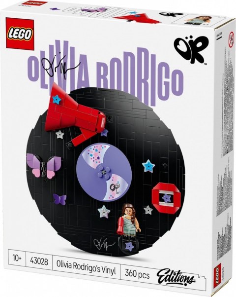 LEGO Klocki Editions Music 43028 Płyta winylowa Olivii Rodrigo