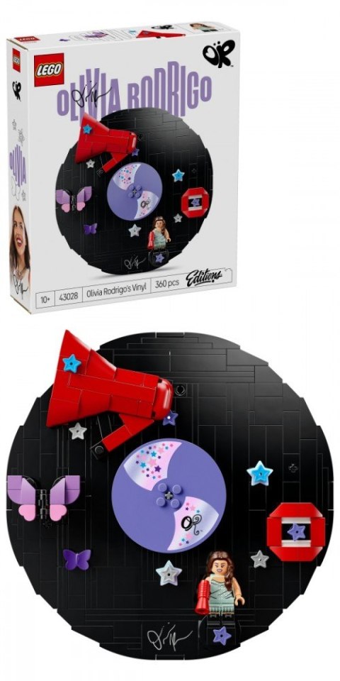 LEGO Klocki Editions Music 43028 Płyta winylowa Olivii Rodrigo