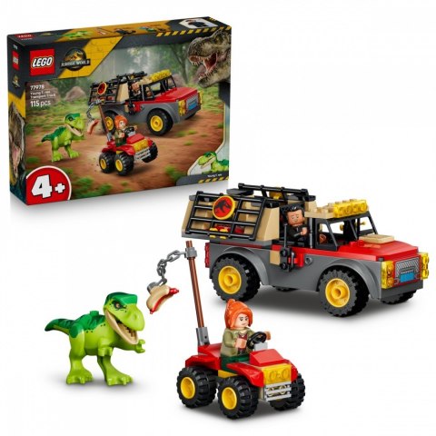 LEGO Klocki Jurassic World 77978 Ciężarówka do transportu młodego tyranozaura