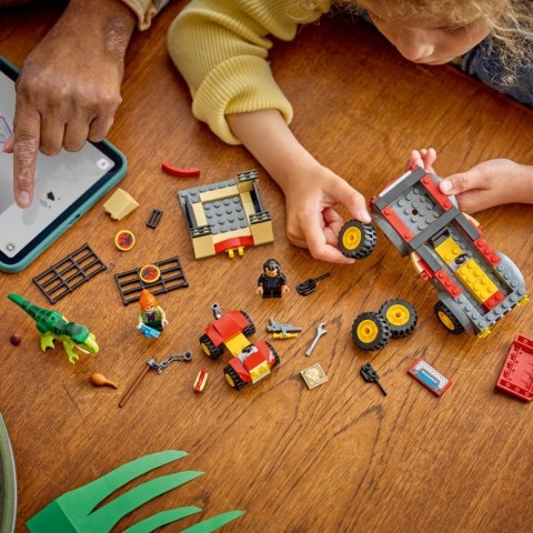 LEGO Klocki Jurassic World 77978 Ciężarówka do transportu młodego tyranozaura