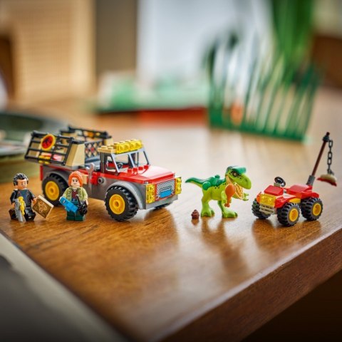 LEGO Klocki Jurassic World 77978 Ciężarówka do transportu młodego tyranozaura
